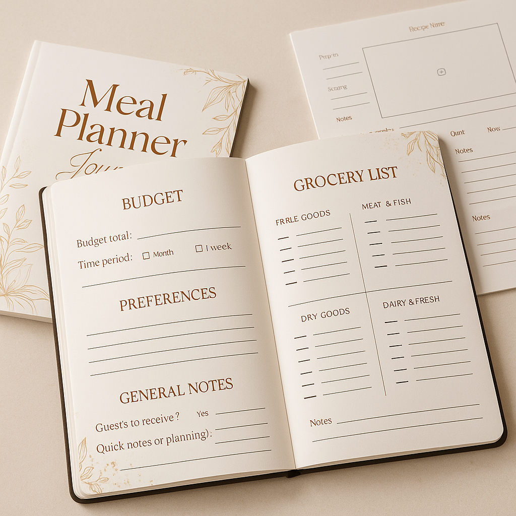 Meal Planner Journal