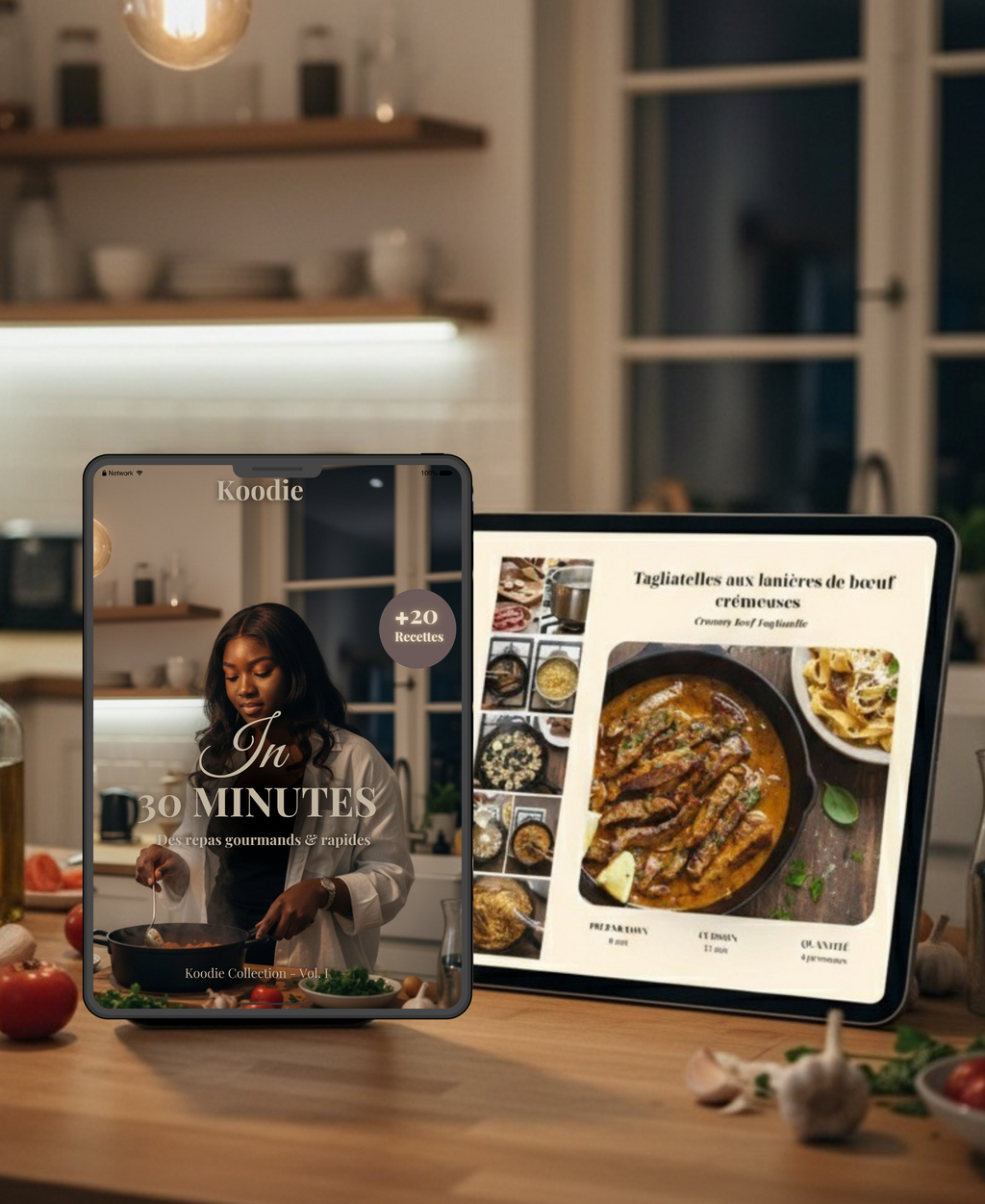 E-book Koodie — Recettes Gourmandes en 30 Minutes de Préparation