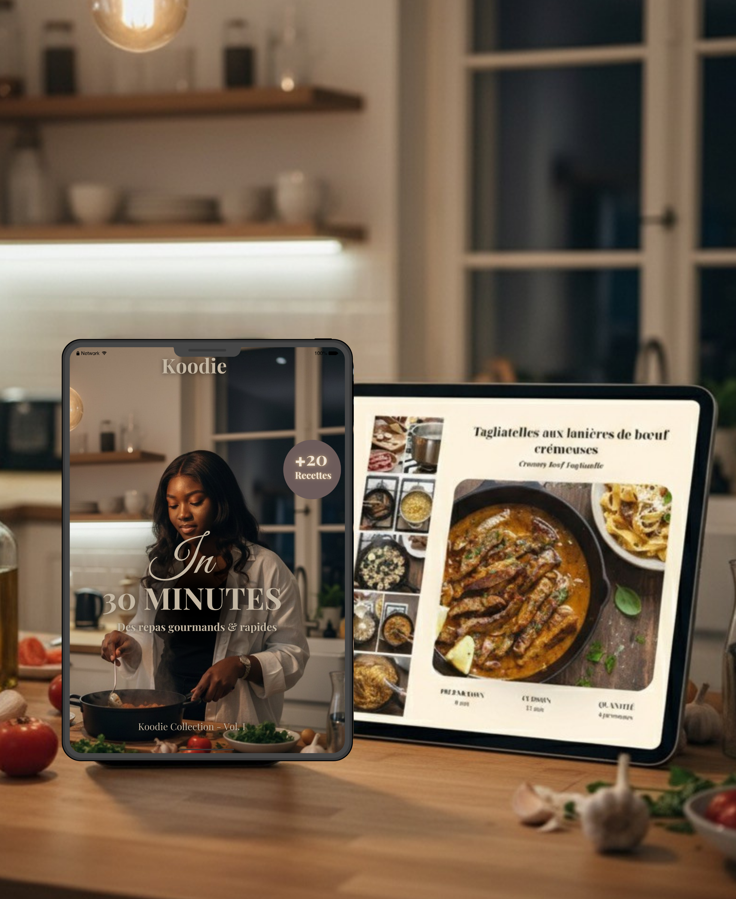 E-book Koodie — Recettes Gourmandes en 30 Minutes de Préparation